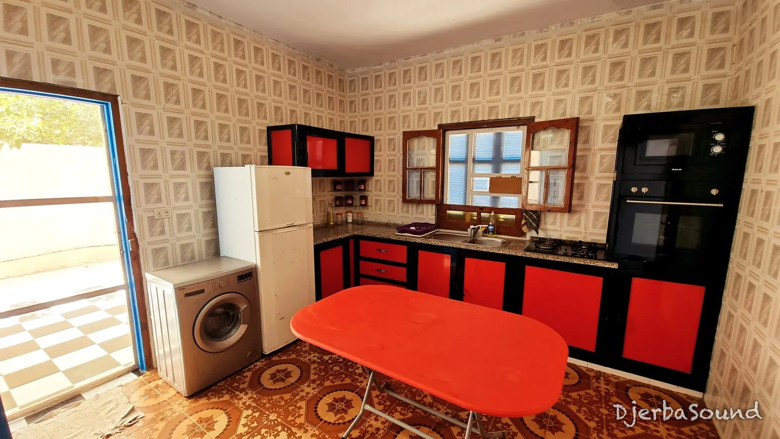 Location villa milka djerba cuisine equipee machine a laver villa calme midoun