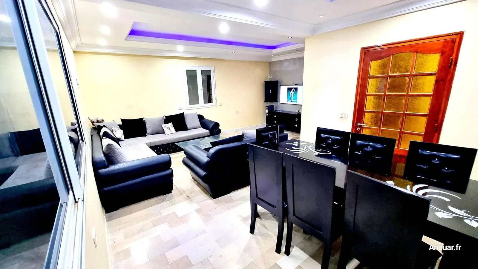 Location villa djerba piscine jacuzzi grand salon salle a manger midoun