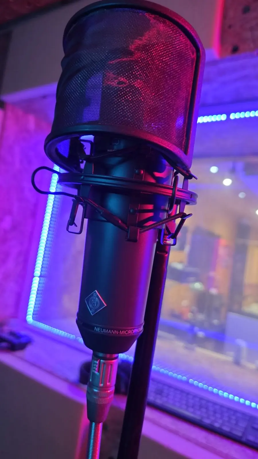 Micro neumann enregistrement voix studio tunisie